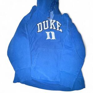 Vintage Steve-Barry's Men's Duke Blue Hoodie
